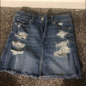 jean skirt